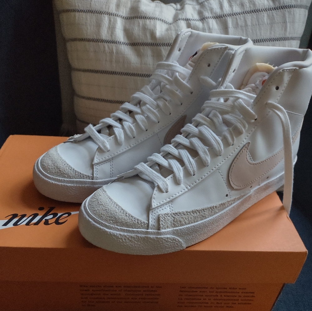 Nike White High-Top Sneakers